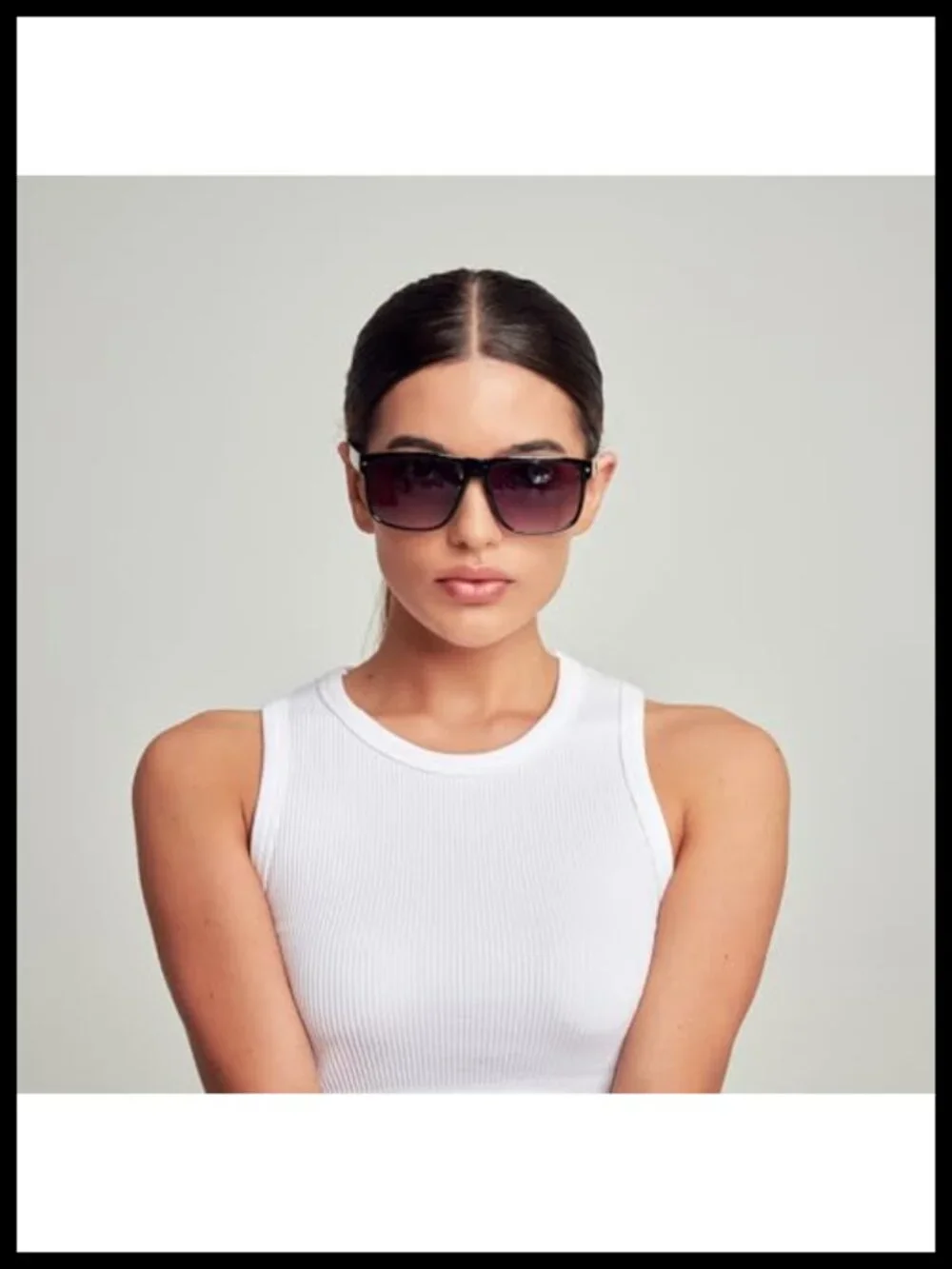 Retro Oversized UV400 Sunglasses for Women Men